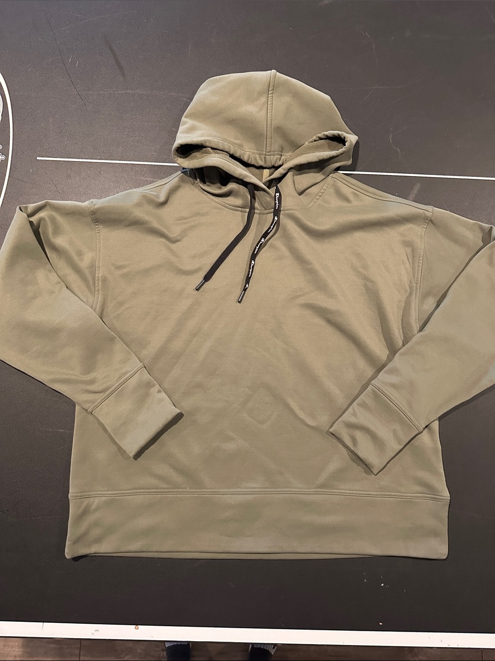 NWOT women’s Champion Large Olive Green Pullover Hoodie